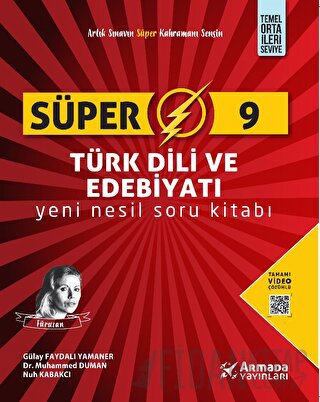Süper 9 Türk Dili ve Edebiyatı Yeni Nesil Soru Kitabı Gülay Faydalı Ya