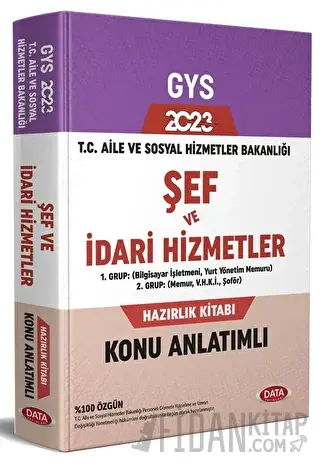2025 T.C. Aile ve Sosyal Hizmetler Bakanlığı GYS Şef ve İdari Hizmetler Konu Anlatımlı