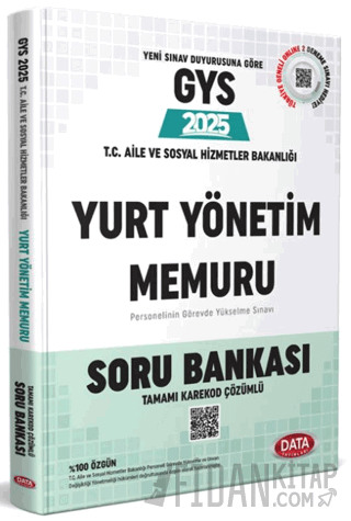 T.C. Aile ve Sosyal Hizmetler Bakanlığı Yurt Yönetim Memuru GYS Soru Bankası (Karekod Çözümlü)