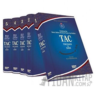 Tac Tercemesi ve Şerhi (5 Cilt Takım, Şamua) (Ciltli)