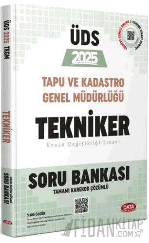 Tapu ve Kadastro Genel Müdürlüğü UDS Tekniker Soru Bankası Karekod Çözümlü