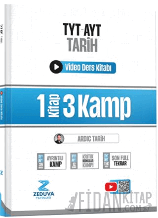 Tarih TYT - AYT Tarih 1 Kitap 3 Kamp Video Ders Kitabı