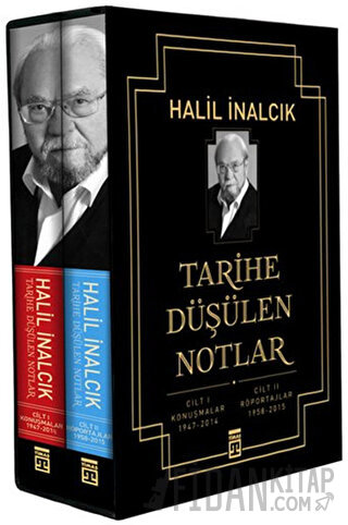 Tarihe Düşülen Notlar (2 Cilt Takım Kutulu) Halil İnalcık