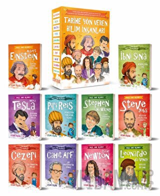 Tarihe Yön Veren Bilim İnsanları Serisi Kutulu (10 Kitap Takım)