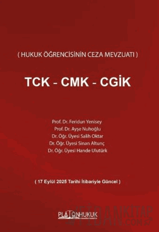 TCK - CMK - CGİK Feridun Yenisey
