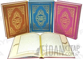 Tecvidli Kur'an-ı Kerim Renk Şeçenekleri ile Ayfa134TR (Ciltli)