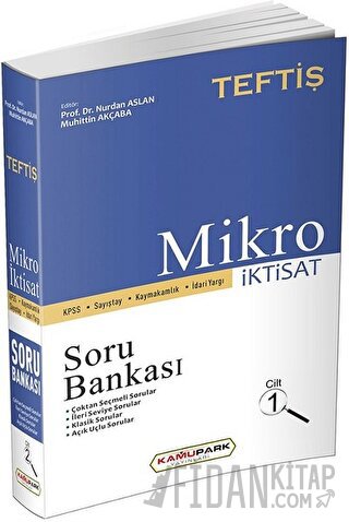 TEFTİŞ KPSS Mİkro İktisat Cilt 1 Soru Bankası Muhittin Akçaba