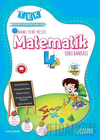 Tek 4. Sınıf Tamamı Yeni Nesil Matematik Soru Bankası