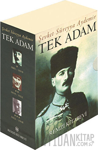 Tek Adam Mustafa Kemal (3 Cilt Takım - Kutulu) Şevket Süreyya Aydemir