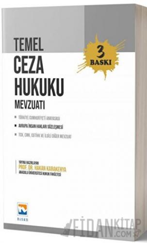 Temel Ceza Hukuku Mevzuatı (Ciltli)
