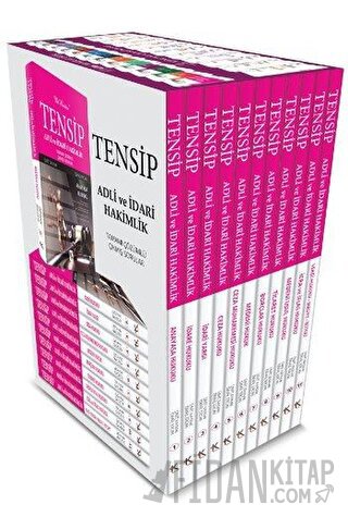 Tensip Adli ve İdari Hakimlik Tamamı Çözümlü Çıkmış Sorular (11 Kitap Takım)