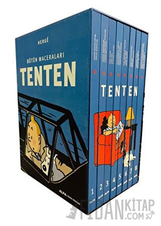 Tenten'in Maceraları (8 Kitap Takım Kutulu) (Ciltli)