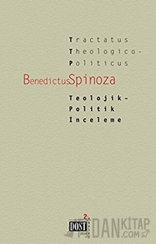 Teolojik Politik İnceleme Benedictus de Spinoza