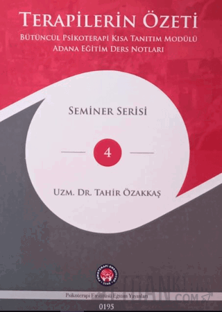 Terapilerin Özeti (Ciltli)