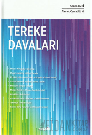 Tereke Davaları (Ciltli)