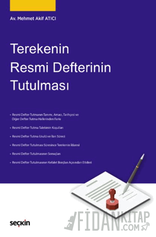 Terekenin Resmi Defterinin Tutulması