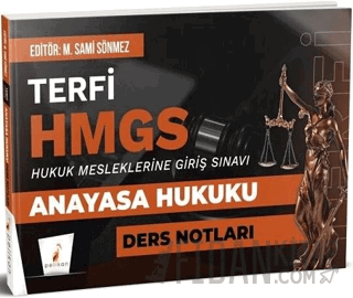 Terfi HMGS Anayasa Hukuku Ders Notları