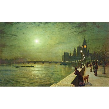 Thames Nehri’nde Düşünceler (Poster)