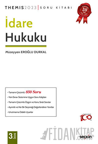 THEMIS – İdare Hukuku Soru Kitabı Tamamı Çözümlü Müzeyyen Eroğlu Durka