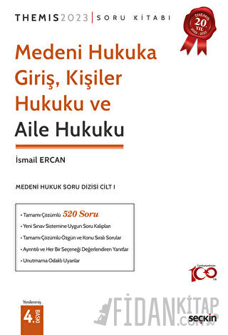 THEMIS – Medeni Hukuka Giriş, Kişiler Hukuku ve Aile Hukuku Soru Kitab