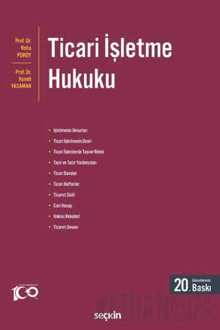 Ticari İşletme Hukuku (Ciltli)