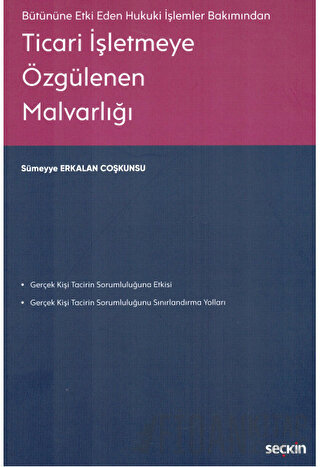 Ticari İşletmeye Özgülenen Malvarlığı