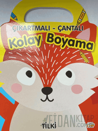 Tilki - Çıkartmalı-Çantalı Kolay Boyama