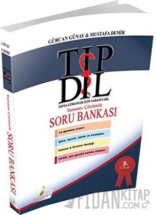 TIPDİL YÖKDİL Sağlık Bilimleri Tamamı Çözümlü Soru Bankası Gürcan Güna