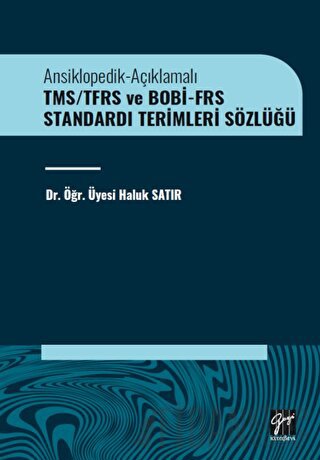 TMS/TFRS ve BOBİ-FRS Standardı Terimleri Sözlüğü