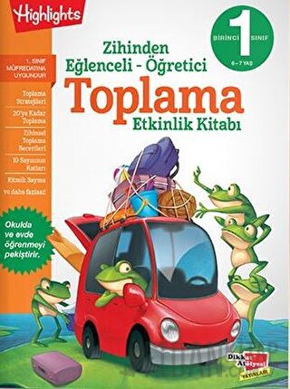Toplama Etkinlik Kitabı - Zihinden Eğlenceli-Öğretici