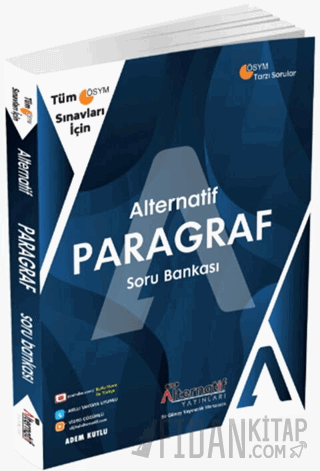 Tüm ÖSYM Sınavları İçin Paragraf Soru Bankası Adem Kutlu