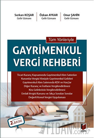 Tüm Yönleriyle Gayrimenkul Vergi Rehberi Özkan Aykar