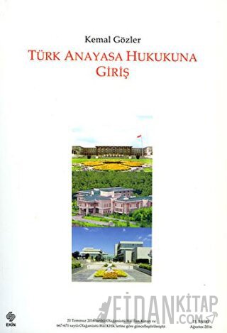 Türk Anayasa Hukukuna Giriş Kemal Gözler