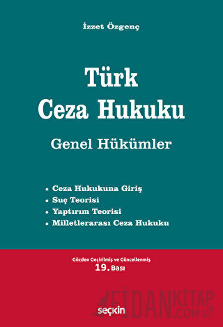 Türk Ceza Hukuku Genel Hükümler