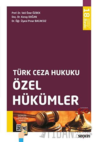 Türk Ceza Hukuku Özel Hükümler Veli Özer Özbek