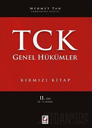 Türk Ceza Kanunu Genel Hükümler (Ciltli) Mehmet Tan