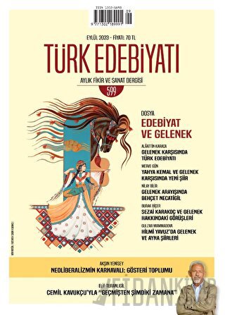 Türk Edebiyatı Dergisi Sayı: 599 Eylül 2023