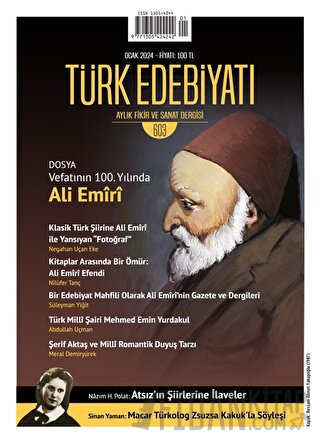 Türk Edebiyatı Dergisi Sayı: 603 Ocak 2024