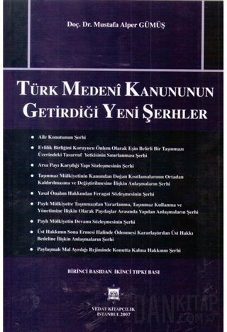 Türk Medeni Kanununun Getirdiği Yeni Şerhler