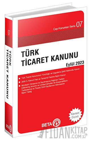 Türk Ticaret Kanunu - Eylül 2023 Kolektif