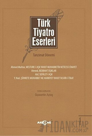 Türk Tiyatro Eserleri 1 Tanzimat Dönemi