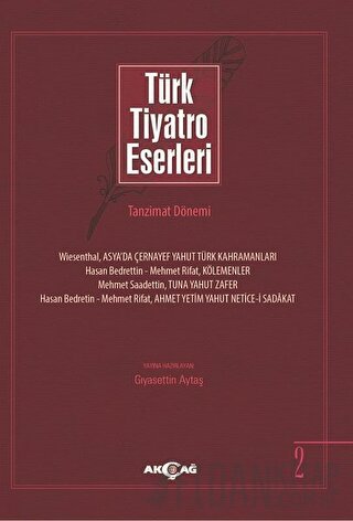 Türk Tiyatro Eserleri 2 Tanzimat Dönemi Kolektif