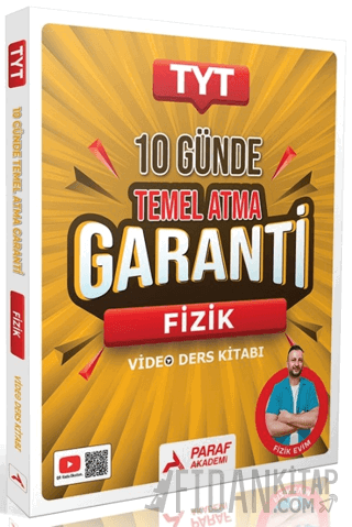 TYT 10 Günde Temel Atma Garanti Fizik Video Ders Kitabı