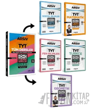 TYT Arşiv Serisi Tüm Dersler Konu Konu Çıkmış Sorular Son 7 Yıl Kollek