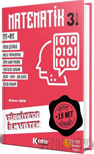 TYT AYT 15 Net Garantili Matematik 3. Kitap