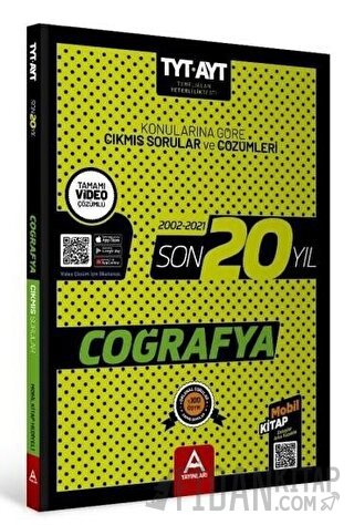 TYT AYT Coğrafya Son 20 Yıl Konularına Göre Çıkmış Sorular ve Çözümler