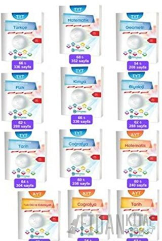 TYT AYT Eşit Ağırlık Soru Bankası Seti - 12 Kitap Kolektif