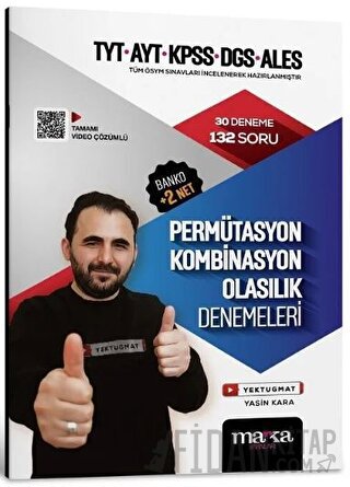 2025 TYT – AYT – KPSS – DGS – ALES Permütasyon Kombinasyon Olasılık Denemeleri