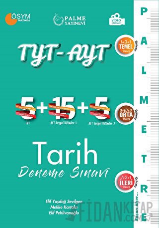 TYT - AYT Tarih 25 Deneme Sınavı Elif Yaşdağ Sevilgen
