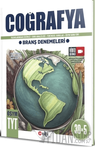 TYT Coğrafya 30 x 5 Branş Denemeleri